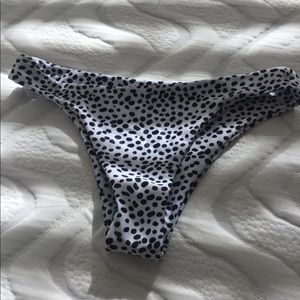 Leopard Print Cheeky Bikini Bottoms